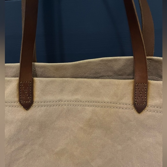 Madewell large pink canvas tote - Picture 2 of 3
